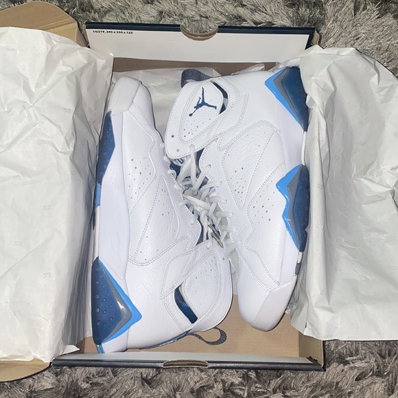 Jordan 7 Retro white/French blue - Picture 7 of 8